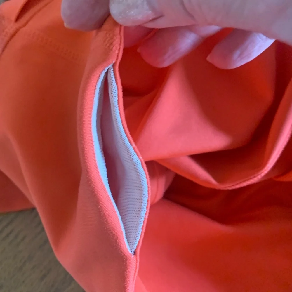 Zella Women's Vibrant Orange Bike Shorts